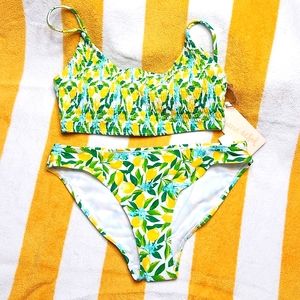 🍋 Lemon Bikini 👙 Medium ⭐️ NWT ⭐️ Cabana del Sol